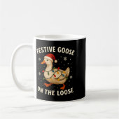Silly Goose Holiday Christmas Festive Goose On The Kaffeetasse (Links)