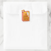 Silly Goose Juice Quadratischer Aufkleber (Tasche)