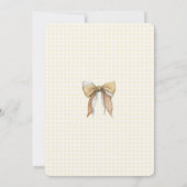 Silly Goose Lemon Baby Shower Einladung (Rückseite)