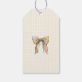 Silly Goose Lemon Baby Shower Thank You Geschenkanhänger (Rückseite)