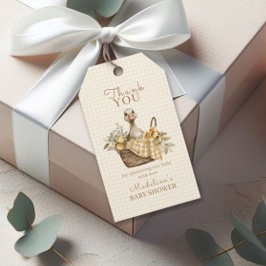 Silly Goose Lemon Baby Shower Thank You Geschenkanhänger