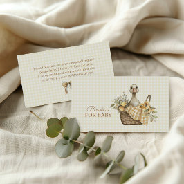 Silly Goose Lemon Watercolor Books for Baby  Begleitkarte