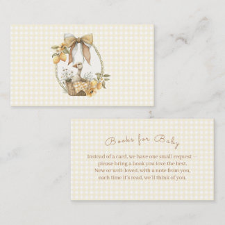 Silly Goose Lemon Watercolor Books for Baby Begleitkarte