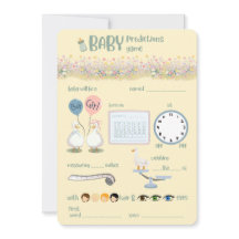 Silly goose / mother goose baby shower game