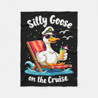Silly Goose On The Cruise Funny Cruise Captain Fleecedecke