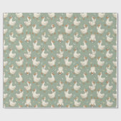 Silly Goose Party Parade – Funny Duck Patter Geschenkpapier (Flach)