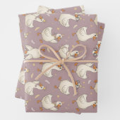 Silly Goose Party – Quirky Birthday Design Geschenkpapier Set (Beispiel)