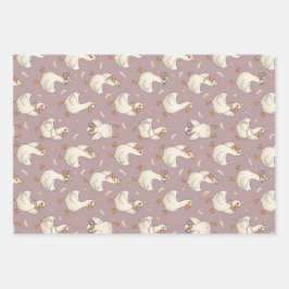 Silly Goose Party – Quirky Birthday Design Geschenkpapier Set