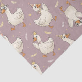 Silly Goose Party – Quirky Birthday Design Seidenpapier (Detail)