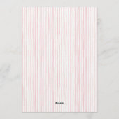 Silly Goose Pink Baby Girl Shower Einladung (Rückseite)