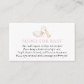 Silly Goose Pink Girl Books for Baby insert card (Vorderseite)