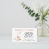 Silly Goose Pink Girl Books for Baby insert card (Stehend Vorderseite)