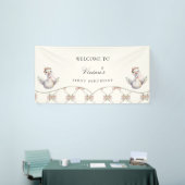 Silly Goose Preppy Bow Baby Shower Banner (Messeveranstaltung)