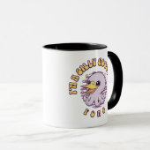 Silly Goose Purple Octopus Mug Tasse (VorderseiteRechts)