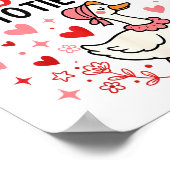 Silly Goose Romantic Status Funny Love Life Dating Poster (Ecke)
