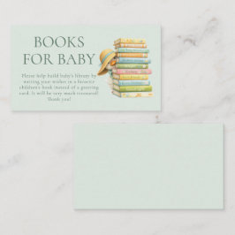 Silly Goose Sage Books for Baby Shower  Begleitkarte