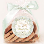 Silly Goose Sage Gender Neutral Thank you Runder Aufkleber