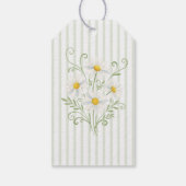 Silly Goose Sage Green Gender Neutral Baby Shower Geschenkanhänger (Rückseite)