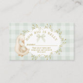 Silly Goose Sage How big is belly Begleitkarte (Vorderseite)