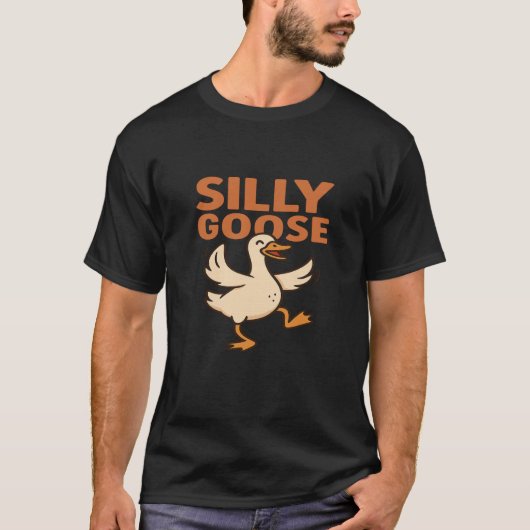Silly Goose T-Shirt | Funny Goose Meme Shirt | Hum (Vorderseite)