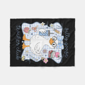 Silly Goose Teacher Club Back To School Funny Firs Fleecedecke (Vorderseite (Horizontal))