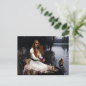 Silly Lady of Shallot Parody Postkarte (Stehend Vorderseite)