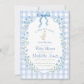 Silly Little Goose Baby Shower Einladung (Vorderseite)