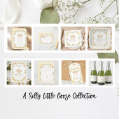 Silly Little Goose Yellow Daisy Baby Shower Einladung