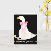 Silly Mama Goose Daddy Goose Matching Goose Family Karte (Gelbe Blume)