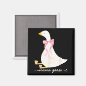 Silly Mama Goose Daddy Goose Matching Goose Family Magnet (Vorderseite/Rückseite)