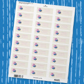 Silly Penguin Entangled in Christmas Lights