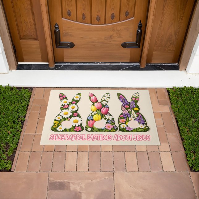 Silly Rabbit Doormat Fußmatte (Außenbereich)