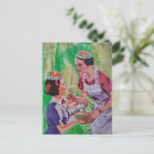 Silly Salad Hats collage Postkarte (Stehend Vorderseite)