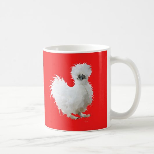 Silly Silkie Chicken Kaffeetasse (Rechts)