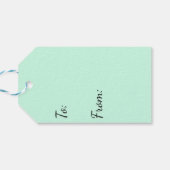 Silly Snowmen Geschenkanhänger (Rückseite Horizontal)