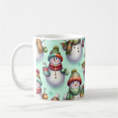 Silly Snowmen Kaffeetasse (Links)