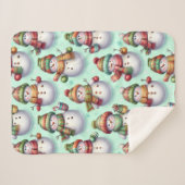 Silly Snowmen Sherpadecke (Vorderseite (Horizontal))