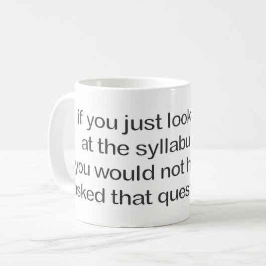 Sillybus Tasse (Vorderseite Links)