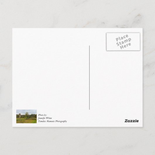 Silo Stands Postkarte (Rückseite)