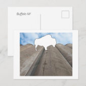 Silo und Buffalo Postcard Postkarte (Vorne/Hinten)