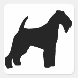 Silo Walisers Terrier Quadratischer Aufkleber