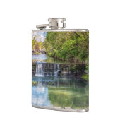 Siloam Springs Sager Creek Wasserfall Flasche Flachmann (Links)