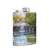 Siloam Springs Sager Creek Wasserfall Flasche Flachmann (Rechts)