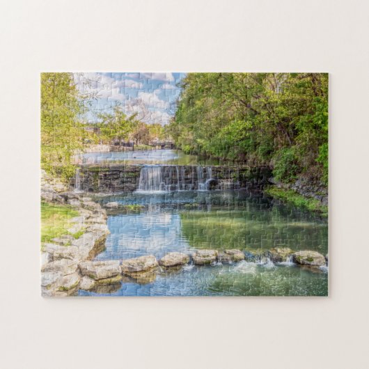 Siloam Springs Sager Creek Wasserfall Jigsaw Puzzl Puzzle (Horizontal)