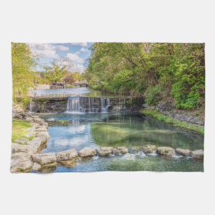 Siloam Springs Sager Creek Wasserfall Küchentuch