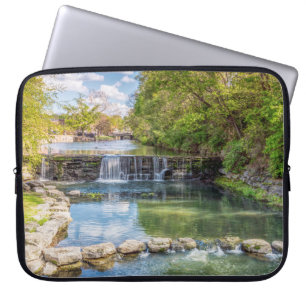 Siloam Springs Sager Creek Wasserfall Laptop Sieb Laptopschutzhülle