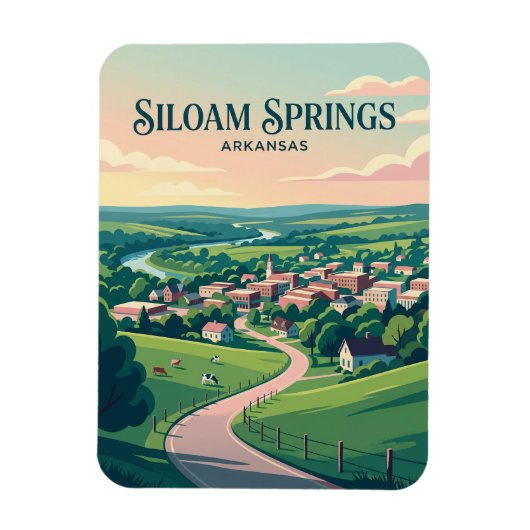 Siloam Springs USA Magnet (Vertikal)