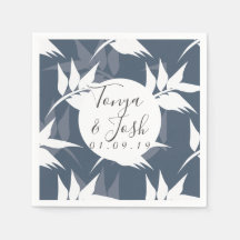 Silohuette tropisches Leaf Muster