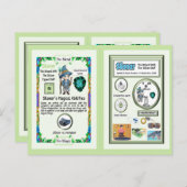 Silonar Wizard - Silicium-Element Postkarte (Vorne/Hinten)