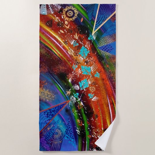 SILOSEZEICHEN STRANDTUCH (Vorderseite)